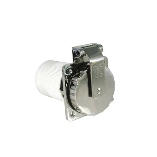 Marinco 50 AMP Easy Lock Shore Power Inlet for Marine (6373EL-B)