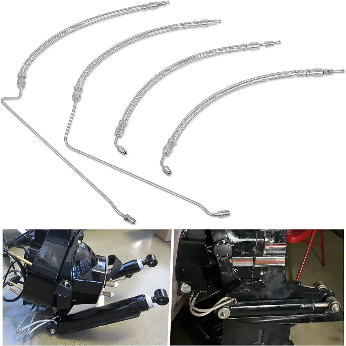 Trim Ram Cylinder Hose Kit for Mercruiser Alpha 1 Gen 2 (32-864960, 32-864959)