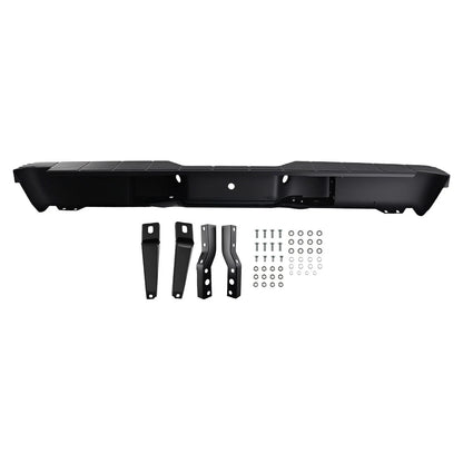 Rear Bumper Assembly - Black Steel Bolt-On for Ford Ranger 1993-2011