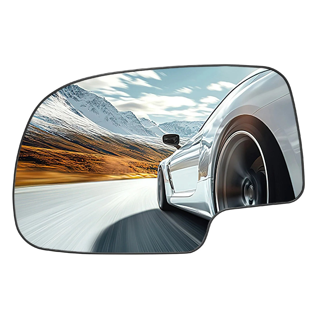 Left Non Heated Mirror Glass for GMC Sierra 1500 2500HD 3500 (2001–2006)
