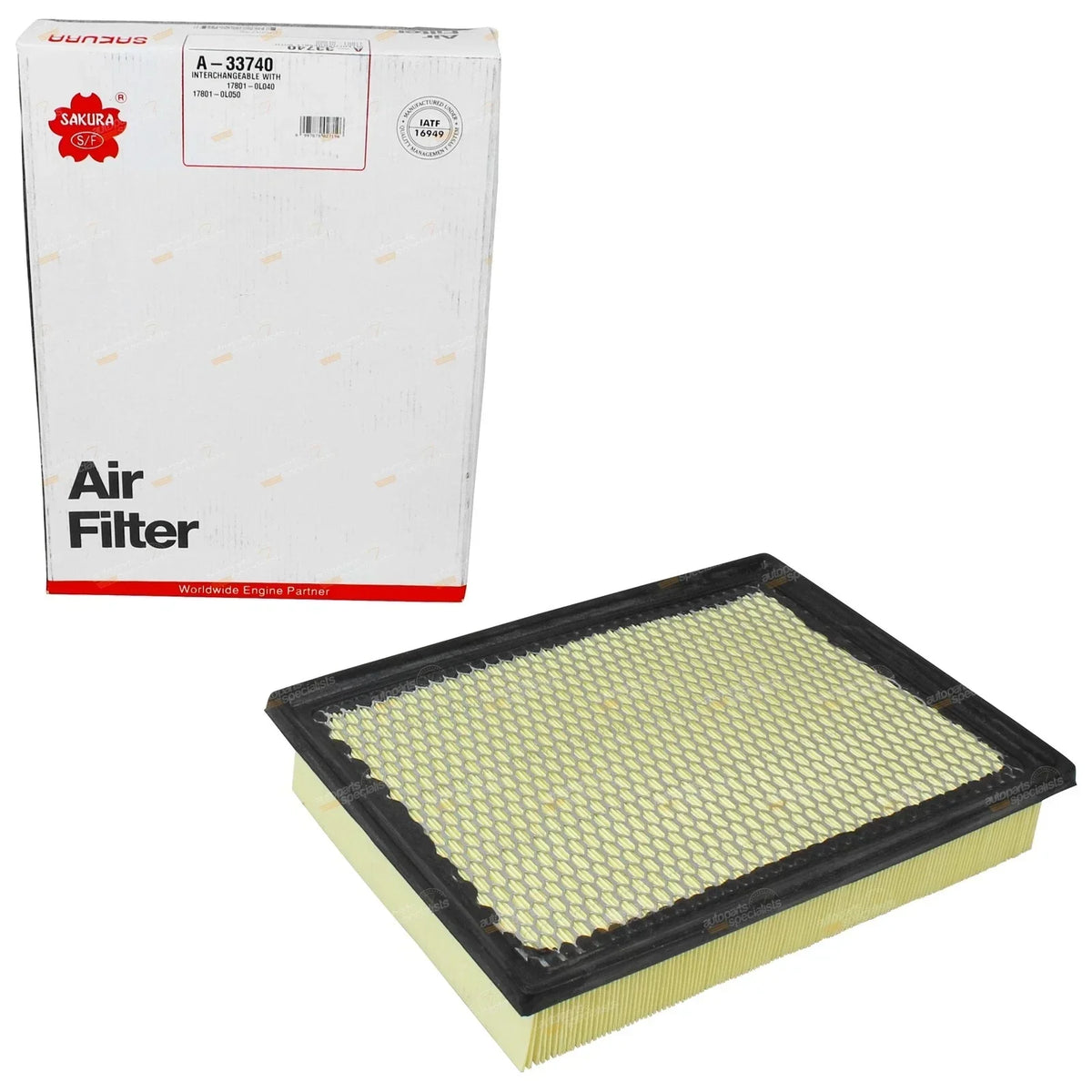 Air Cleaner Filter for Toyota Hilux (2015 to 2019)