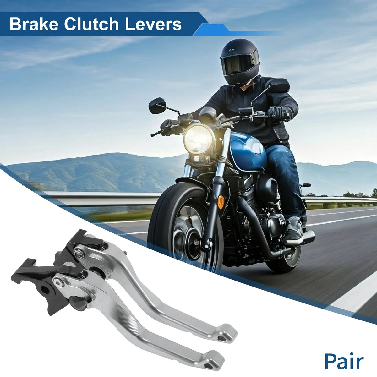 Adjustable Short Brake Clutch Levers for Honda CB750 (2023–2025) 1 Pair