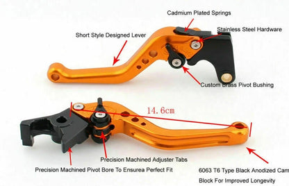 Brake Clutch Lever Short for Honda CBR250, VTX1300 2003-2008, VFR