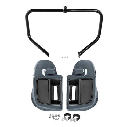 Lower Vented Fairings & Engine Guard for Harley Electra (2014-2024)