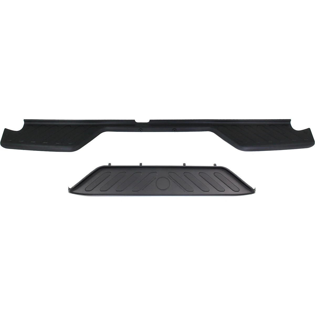 Set of 2 Bumper Step Pads for Nissan Frontier (2005–2021) Black