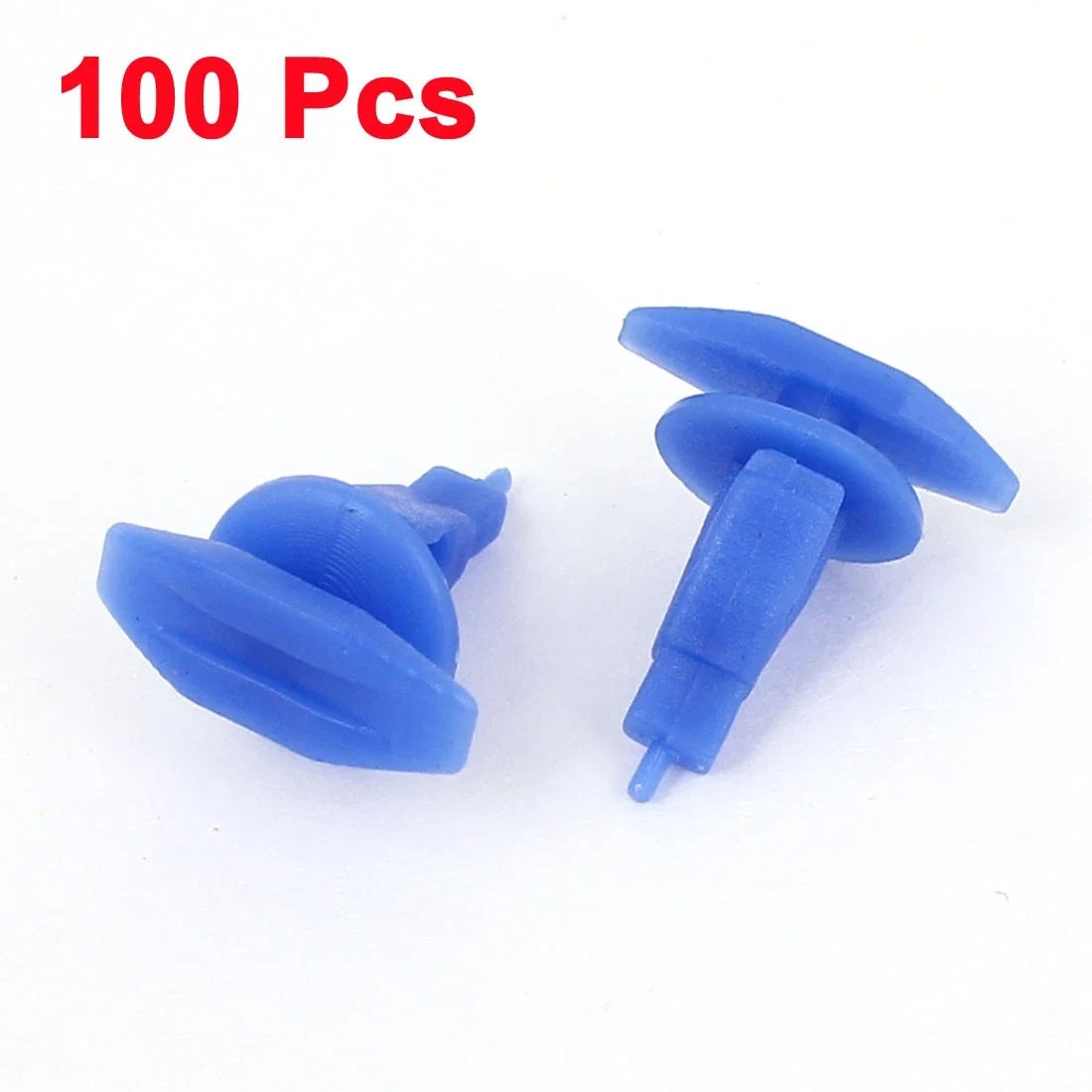 100 Pcs Blue Plastic Rivets Retainer Clip for Toyota 