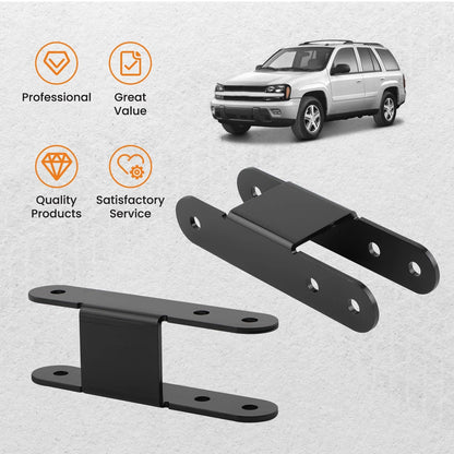 2X 2" & 3" Rear Lift Shackle for Chevy S10 S15 GMC Sonoma 4WD (1982–2004)