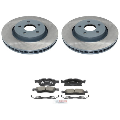 Front Brake Pad and Rotor Kit for Dodge Durango (2011-2023)