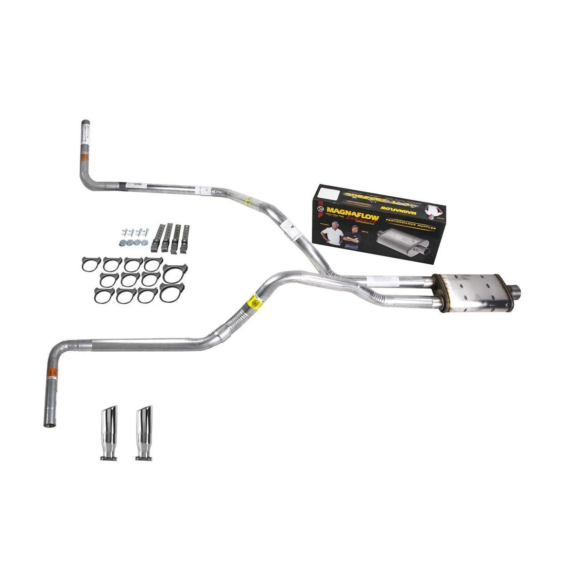 Dual Exhaust Pipe for Silverado 1500 (2007–2013) Side Exit Chrome Tip