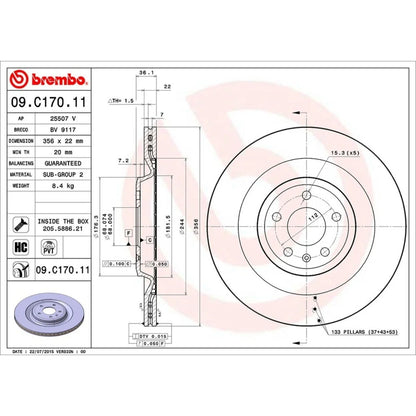 Brake Discs by Brembo for Audi S7 (2013-2018)