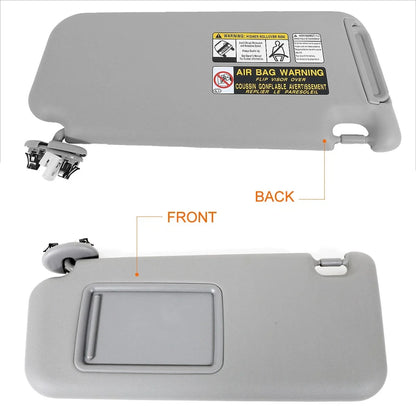 OE Style Driver Side Sun Visor for 2006-2012 Toyota RAV4
