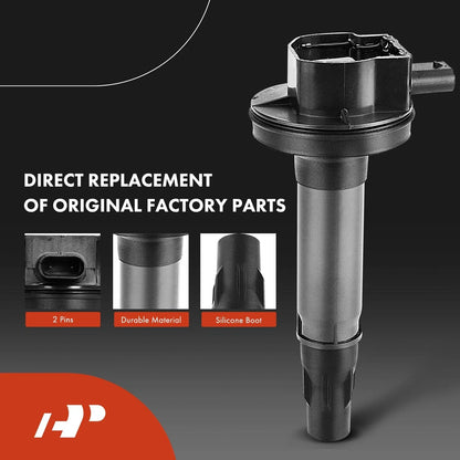 6 Ignition Coils with Iridium Spark Plugs for Ford F-150 (2016-2017)