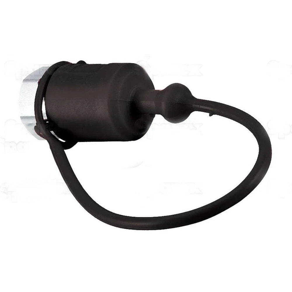 Dust Cap 1/2'' Black for Faster S.p.A TF12N (Fits Male Coupling)