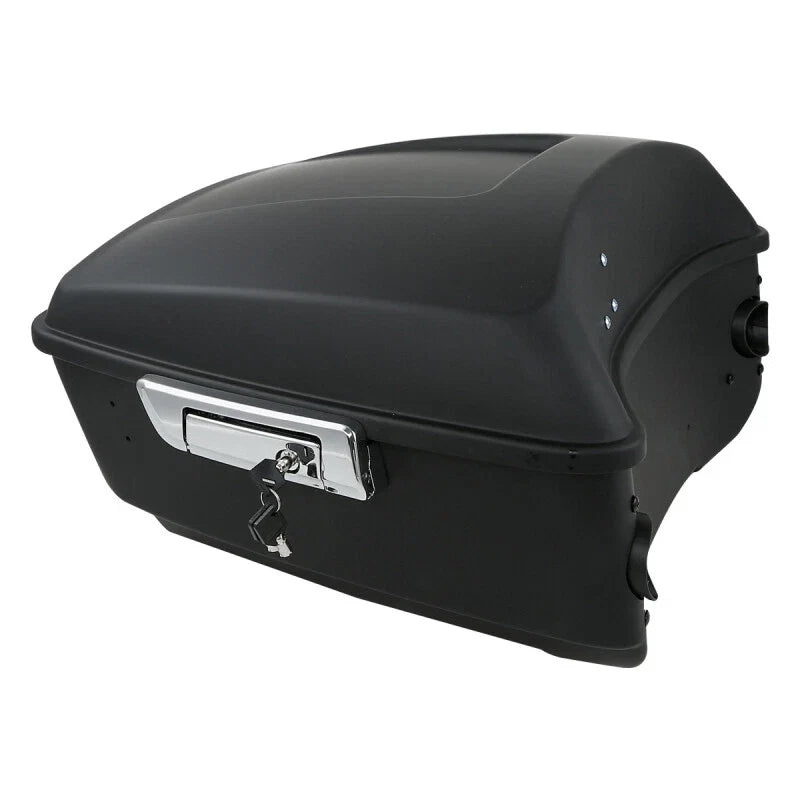 Matte Black Trunk Backrest Mount Rack for Harley Electra Glide (2009–2013)