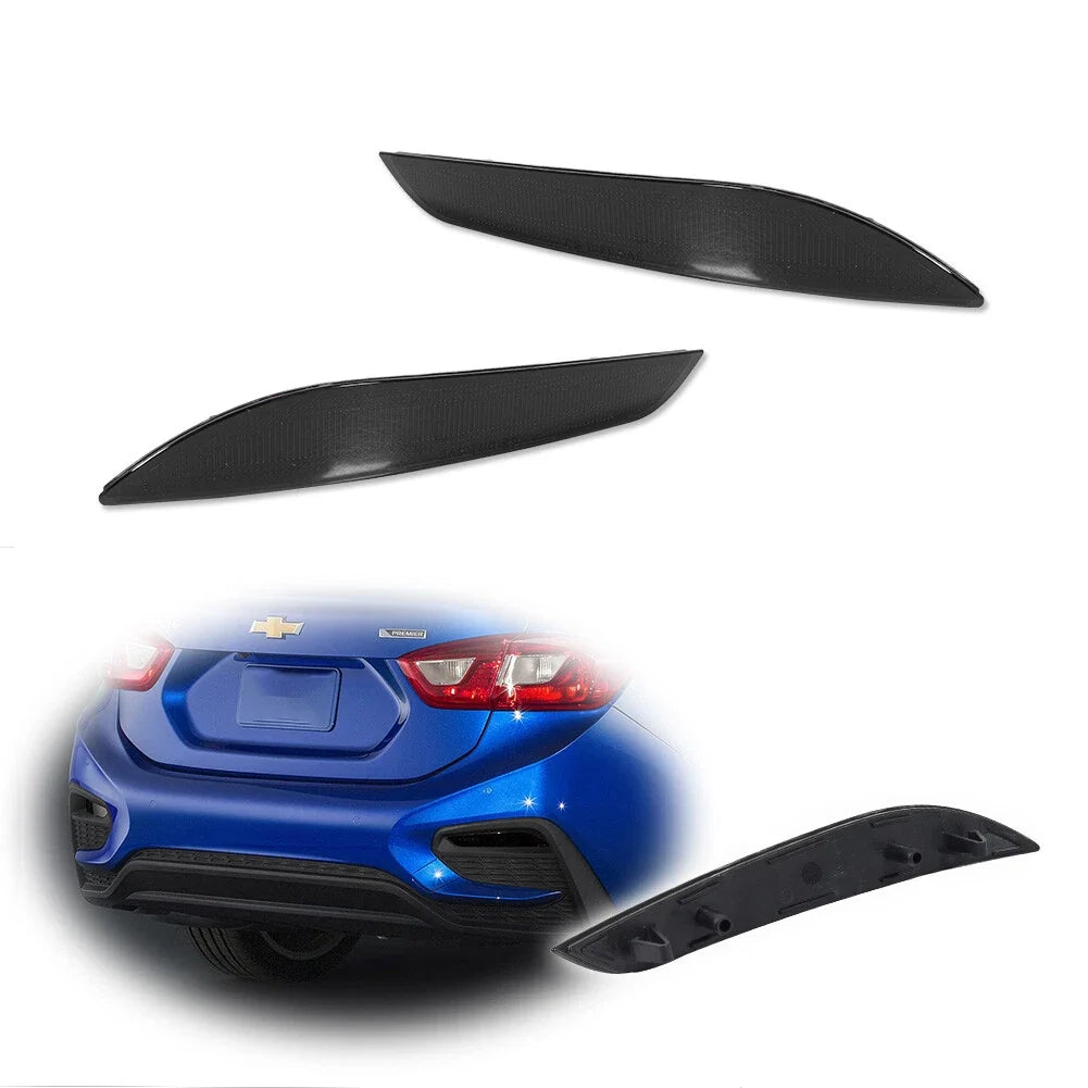Set of 2 Rear Bumper Light Reflectors for Chevy Cruze (2016–2019)
