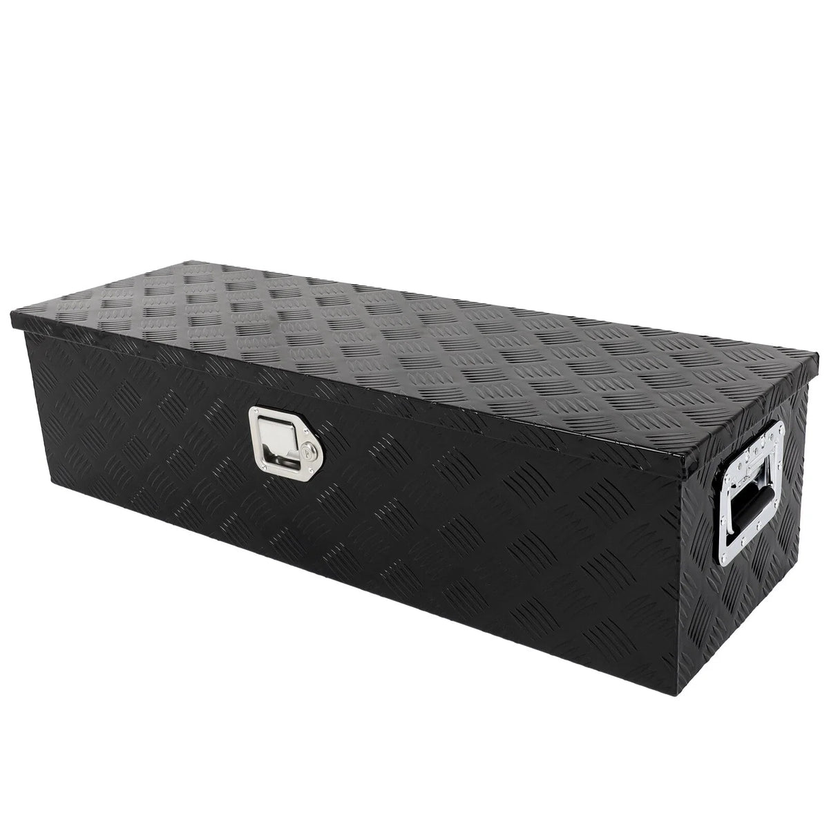 39" x 13" x 10" Black Aluminum Tool Box for Pickup Truck (Fits )
