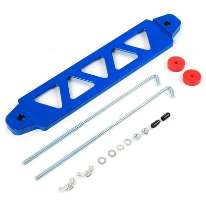 10" Battery Tie Down Bracket in Billet Aluminum for Universal Use