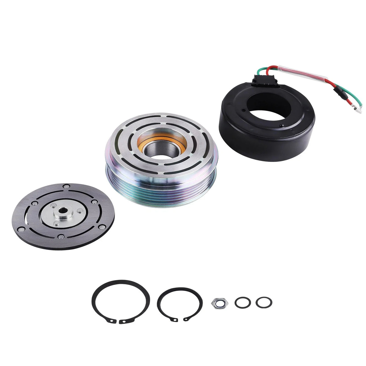 A/C Compressor Clutch for Honda Fit L4 1.5L (2007–2008) 117MM Pulley