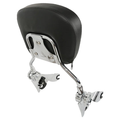 Sissy Bar Detachable Backrest in Chrome for Harley Touring 2009-2026