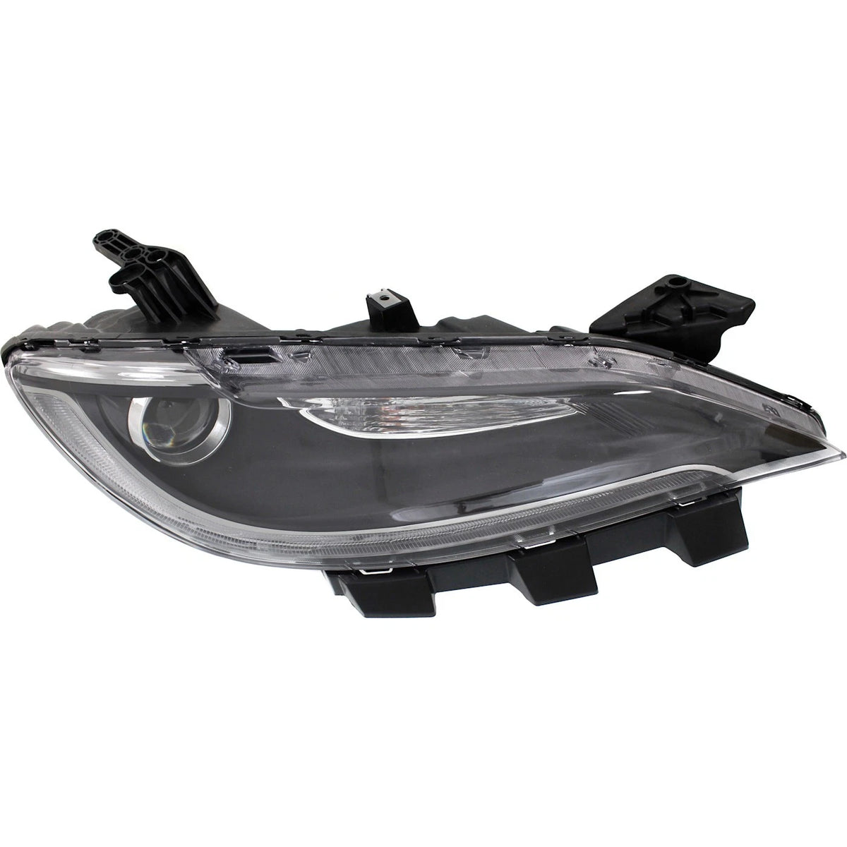 Front Bumper Cover Kit with Headlights for Chrysler 200 (2015–2017)