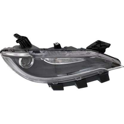 Front Bumper Cover Kit with Headlights for Chrysler 200 (2015–2017)
