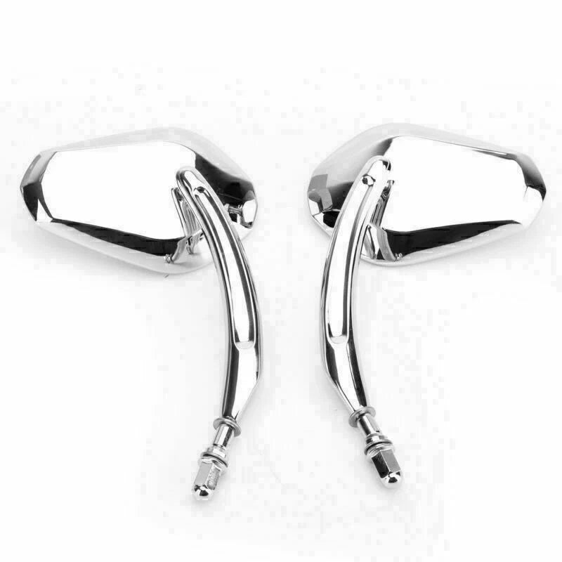 Motorcycle Mirrors Long Stem Chrome for Dyna Cruiser (T9)
