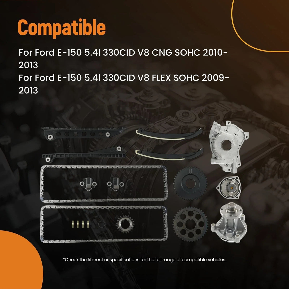 Engine Timing Chain for E-350 Super Duty 5.4L V8 (2009-2014)