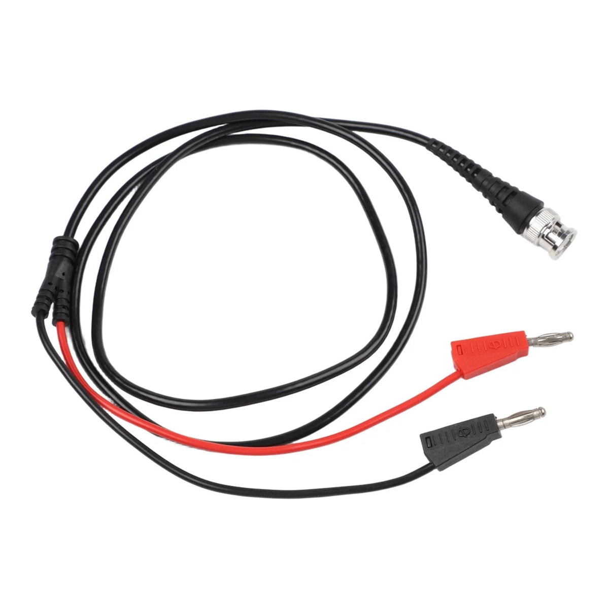 100cm BNC to Dual 4mm Stackable Banana Cable for Oscilloscope
