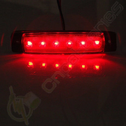Bus Van Trailer 5 Pair LED Clearance Lights (6 LED, 2 Wire)
