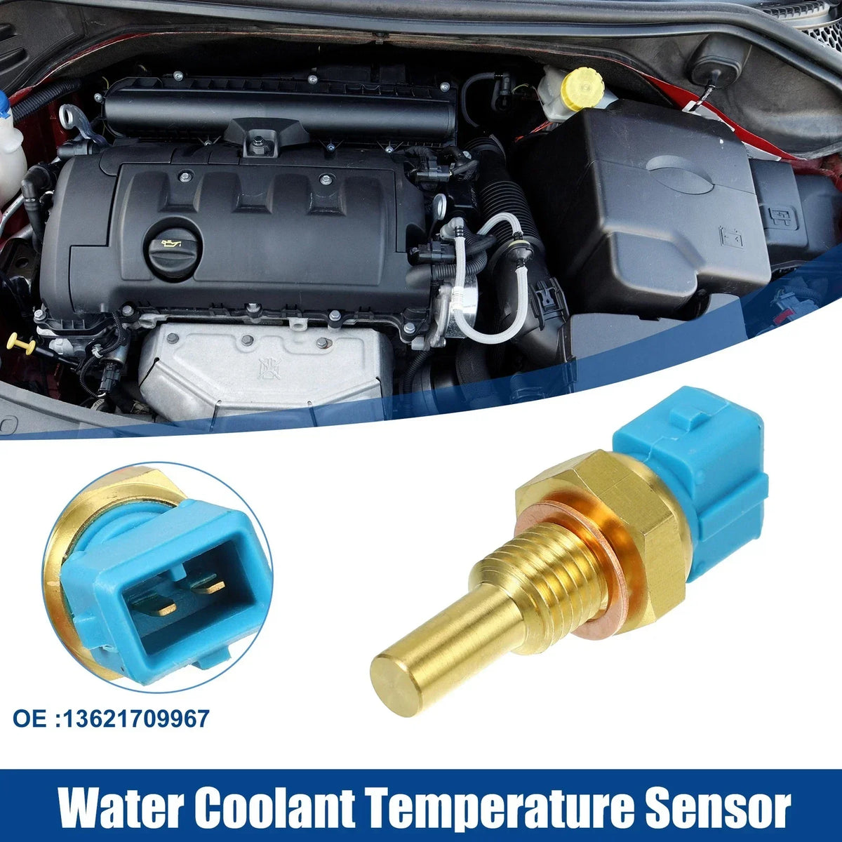 Coolant Temperature Sensor for BMW 318i E30 1984 Model