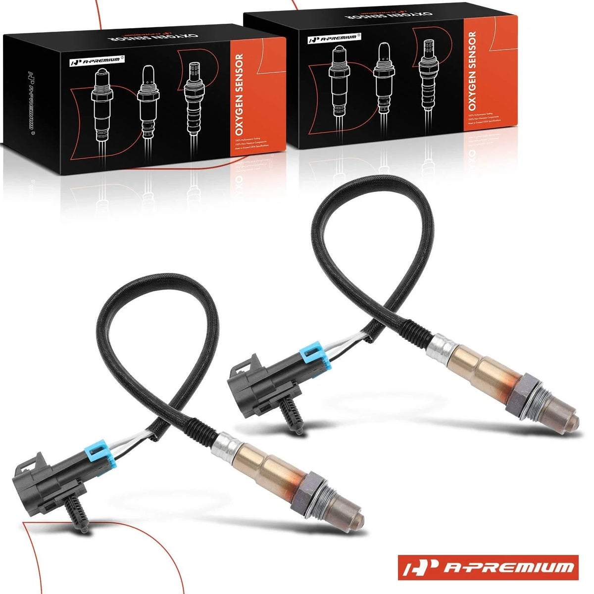 2X O2 Oxygen Sensors for Chevy Trailblazer (2002–2009)