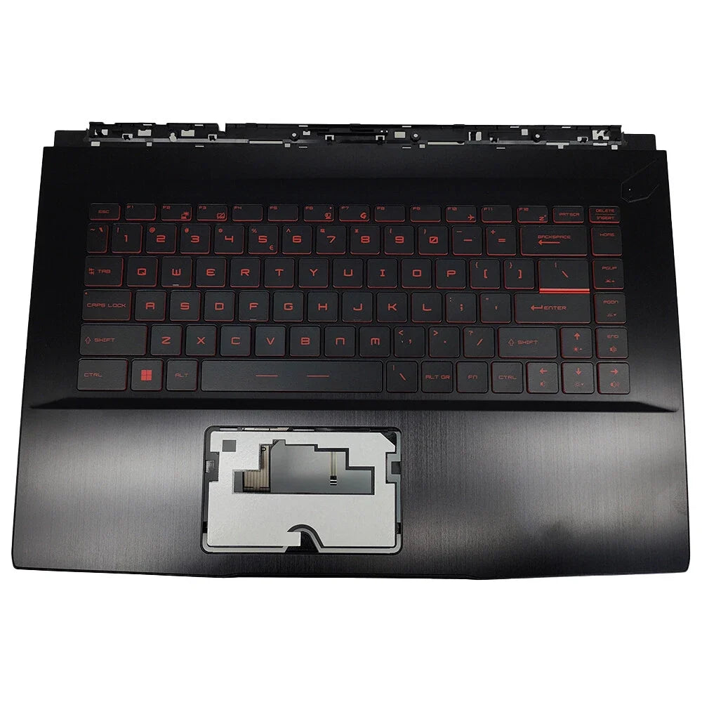 Palmrest with Backlit Keyboard for MSI GF65 (2019-2020) MS-16W1 Black US