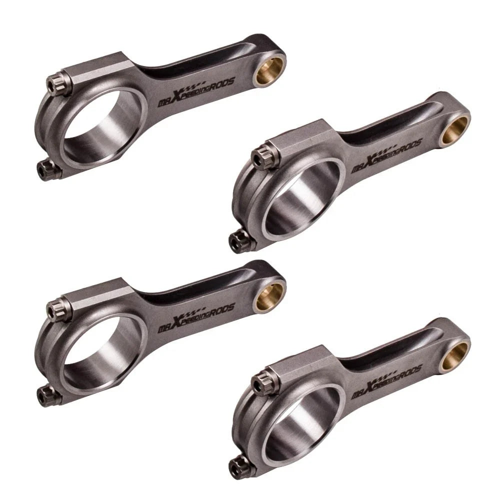 Set of 4 Forged Connecting Rods + Bolts for Alfa Romeo 155 Q4, Fiat 131