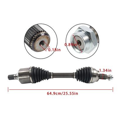Front Left CV Shaft for Land Rover Range Rover Evoque (2012–2017) NCV11208