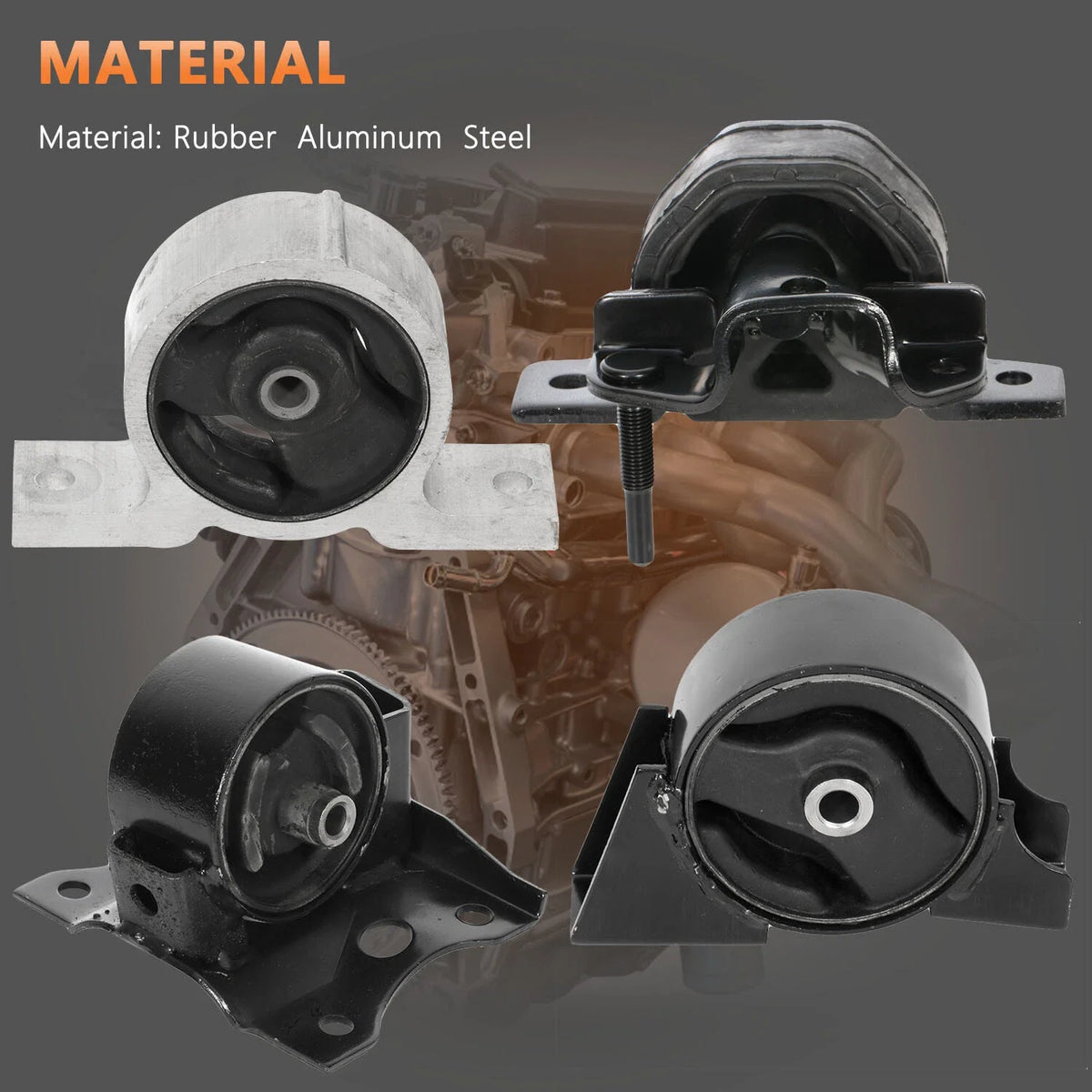 Set of 2 Engine Motor & Trans Mounts for Nissan Sentra (2000–2006)