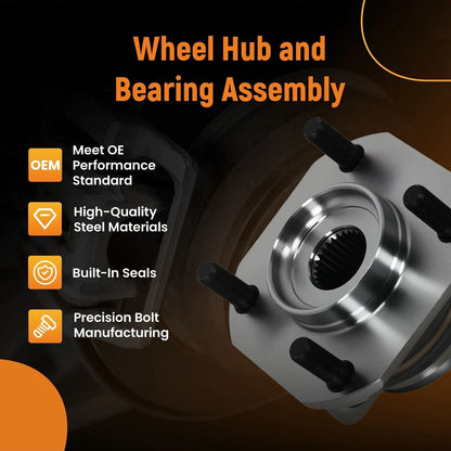 Front Bearing & Hub Pack for Nissan Sentra 2.0L 2007 to 2012