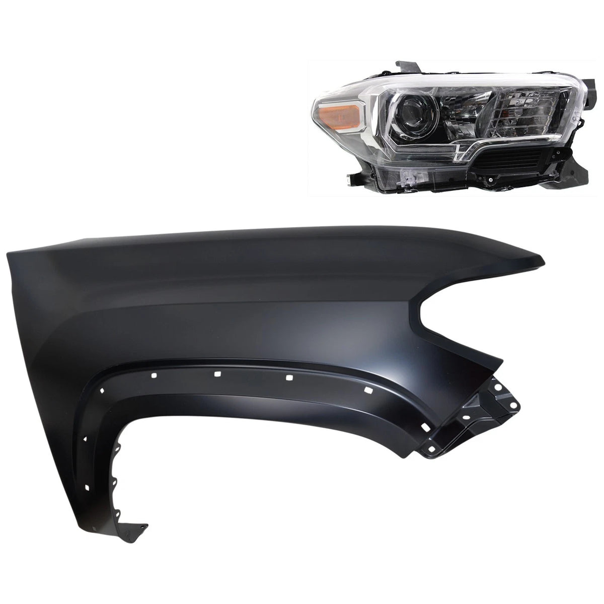 Headlight Kit for Toyota Tacoma (2016–2023) Right Assy Halogen
