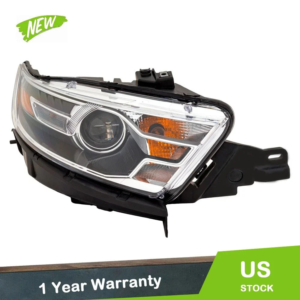 Headlight Replacement for Ford Taurus (2014–2016) RH/Passenger Clear Lens Halogen