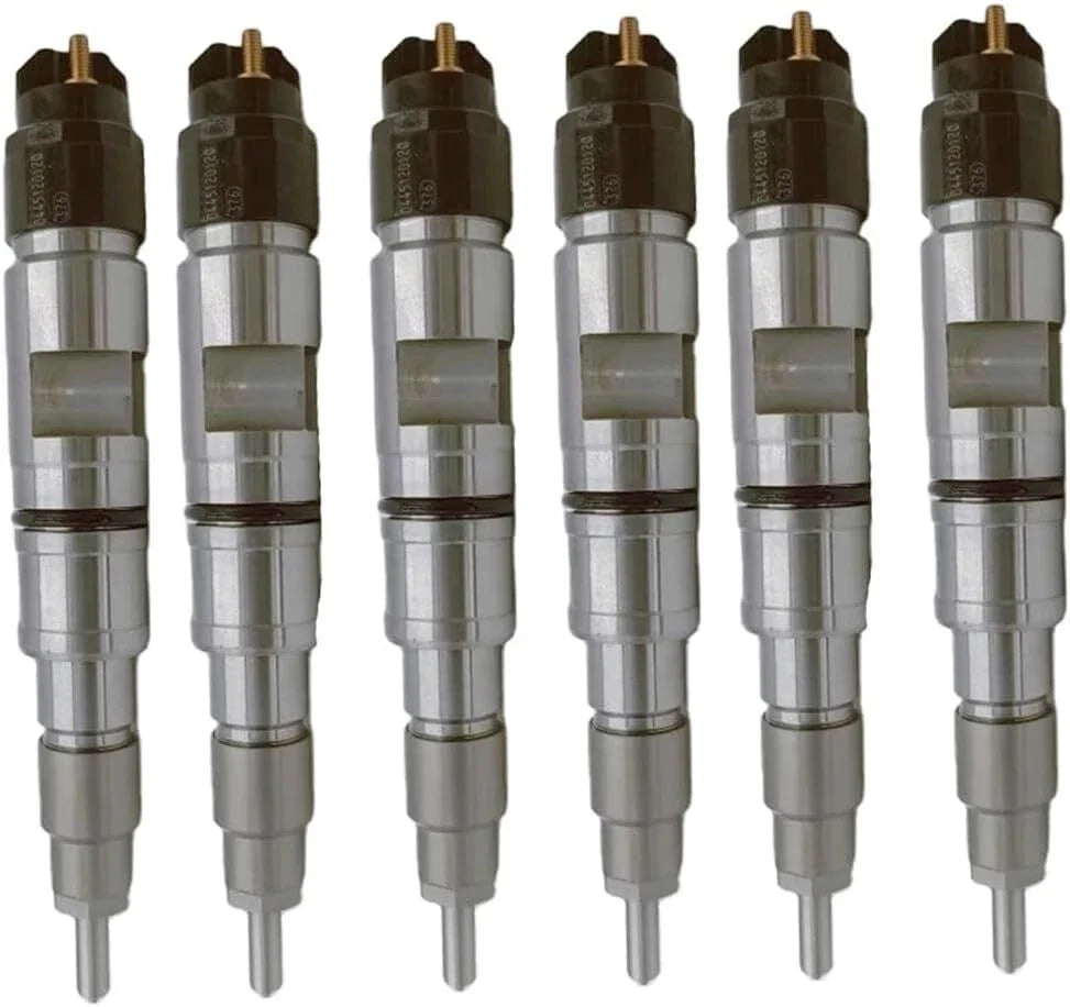 6X Fuel Injector 0445120387 0445-120-387 for Renault Dongfeng DCI11 (2011–2017)