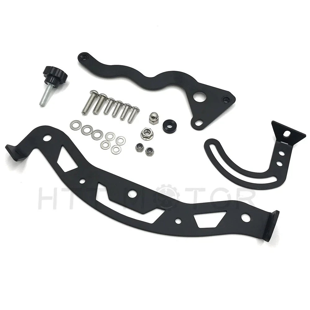 Windshield Bracket Holder Mount for BMW R1200GS LC (2013–2018) Adjustable
