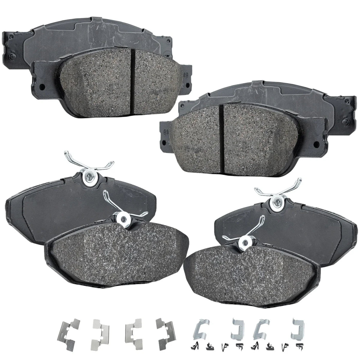 4-Piece NAO Brake Pads for Ford Thunderbird 2002-2005