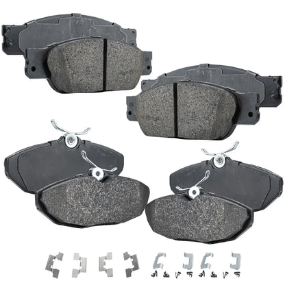4-Piece NAO Brake Pads for Ford Thunderbird 2002-2005