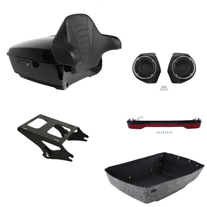 Trunk Speakers with Backrest for Harley Touring (2014-2026)