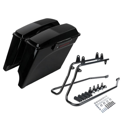 5" Stretched Speaker Lid Bracket for Harley Softail Saddlebags 1984-2017