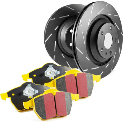 Brake Disc and Pad Set of 2 for Chevy Yukon Suburban