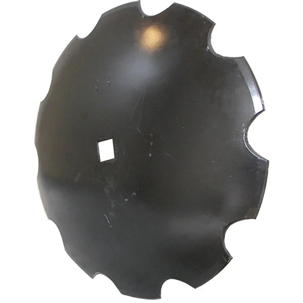16" Notched Disc Harrow Blade for Square Axle (1" x 1 1/8")