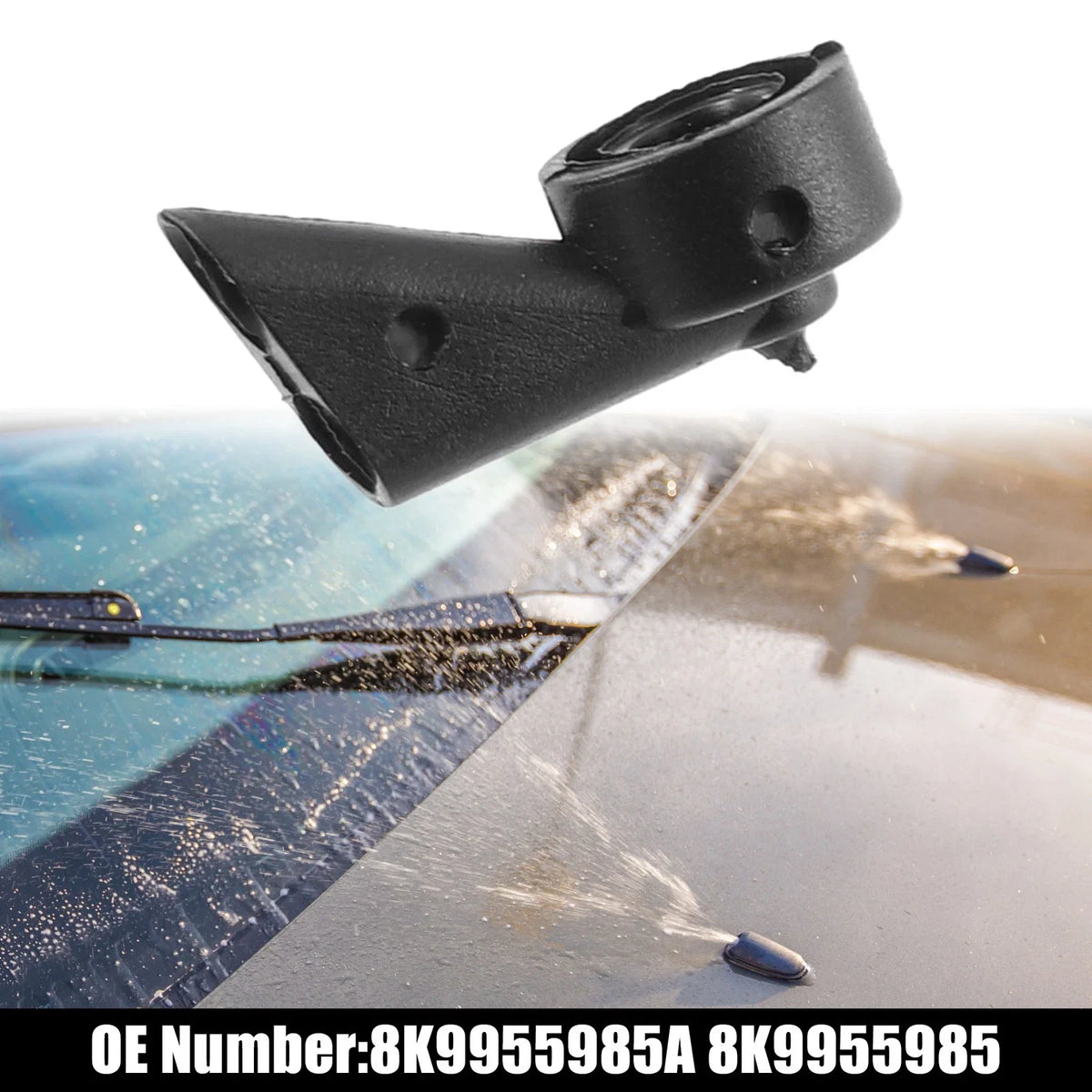 Front Windshield Washer Nozzle for Audi A4 (2009–2012) 726215271935
