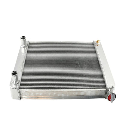 Aluminum Racing Radiator for Chevy (Universal, 27.5" x 19", Double Pass)