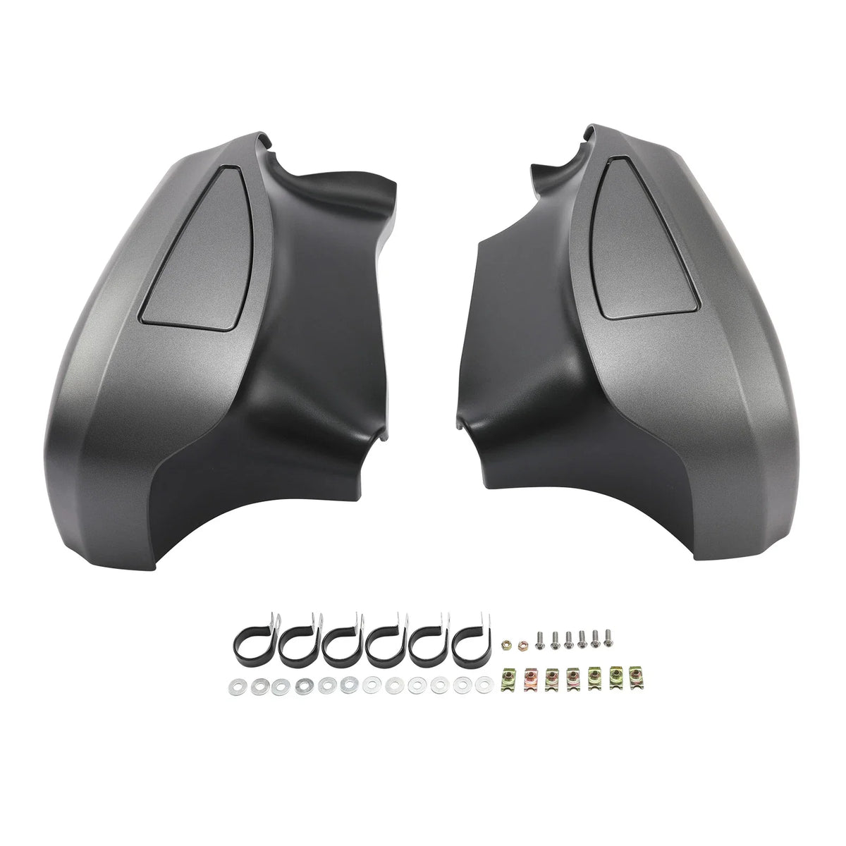 Engine Guard & Lower Vented Fairings for Indian Chieftain (2019–2025) Titanium Smoke