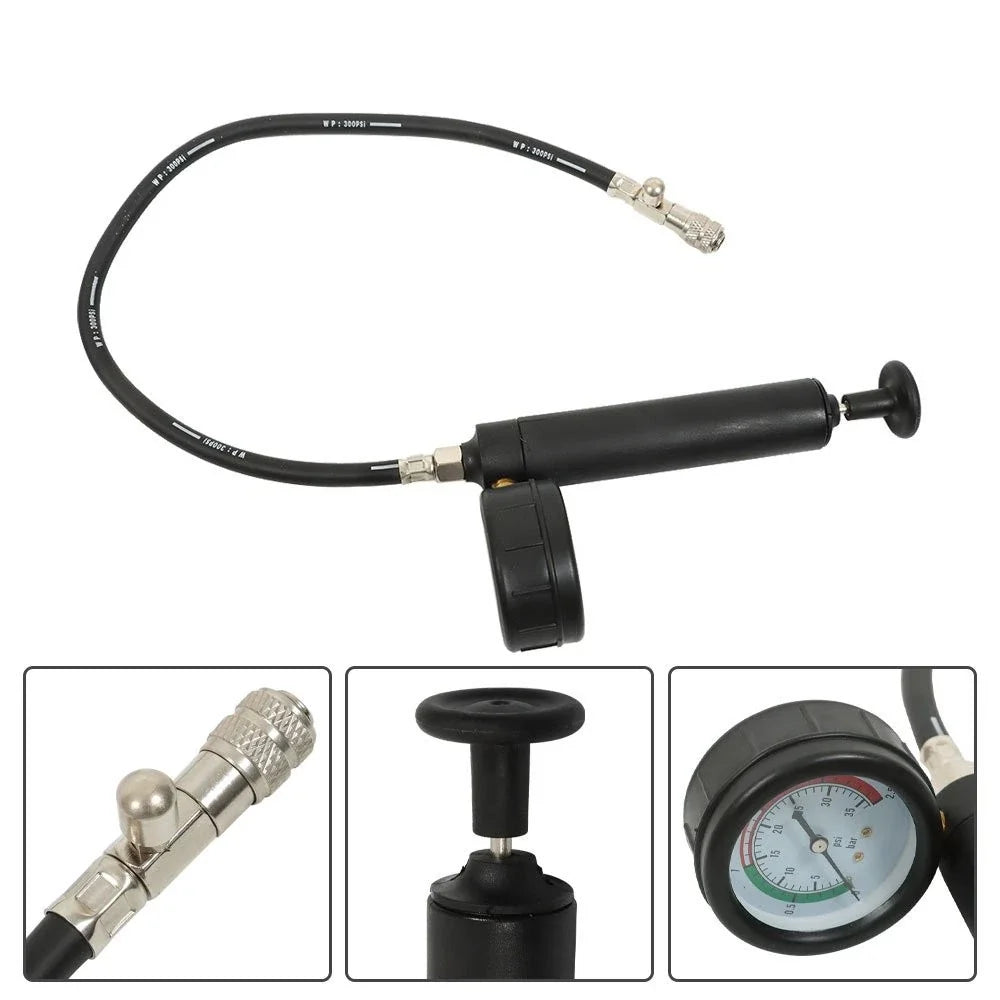 28Pcs Radiator Pressure Tester & Cooling System Vacuum Purge Kit